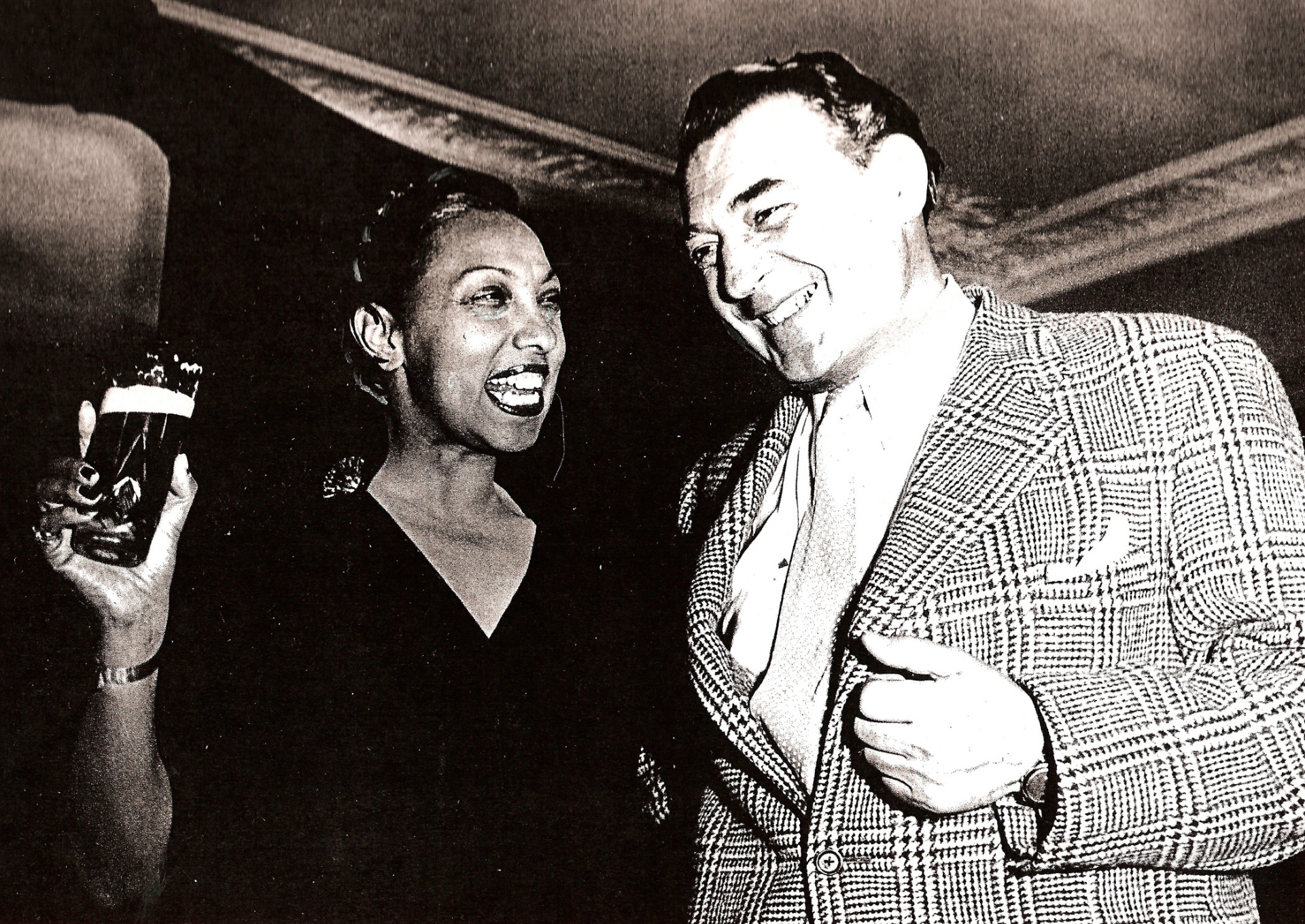 Se zpěvačkou a herečkou Josephine Baker